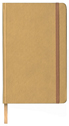 tan bound hardback notebook