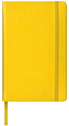yellow bound hardback notebook